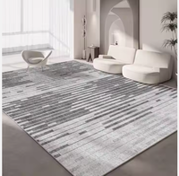 Tapis moderne en velours cristal Tapis nordiques de luxe élégants pour le salon