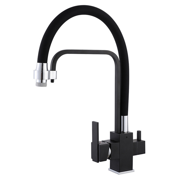 Matte Black RO Water Faucet Filter