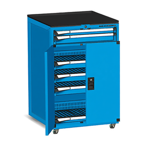 Fami Master Key Comfort C0-Eh=36x36 <b>Drawer</b> Cabinet 5 <b>Drawers</b> 714x751x1023 Mm Gentian Blue Ral5010 <b>Tool</b> Storage - Product Image 2