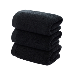<span class=keywords><strong>Asciugamani</strong></span> Neri in Cotone Antidecolorazione per Salone <span class=keywords><strong>Hotel</strong></span> e Mani - Product Image 5