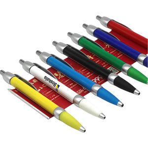 Bolígrafos de pancarta extraíbles de publicidad promocional Bolígrafo de pancarta de desplazamiento de plástico con papel en el interior - Product Image 2