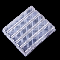 Boîte d'emballage personnalisée en plastique transparent PP PET pour chocolats, biscuits, mini-gâteaux et muffins, avec compartiments.