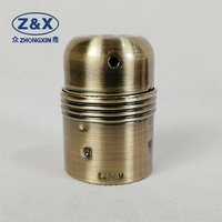 Douille de suspension en métal doré de style vis ZX E27-HM CE, résistance à la température T230, certifiée ENEC, support de lampe 220V avec garantie de 2 ans