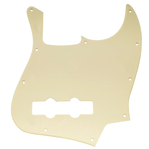 Protector de <span class=keywords><strong>bajo</strong></span> de 1 capa color marfil con 10 orificios y 4 cuerdas para bajos <span class=keywords><strong>Jazz</strong></span> estándar <span class=keywords><strong>Fender</strong></span> fabricados en Estados Unidos/México - Product Image 1