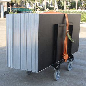 ביצועים בחוץ מוסיקה קונצרט חתונה אירועים ניידים מרים נע מבני פודיום שחור סגסוגת אלומיניום פלטפורמת במה - Product Image 6