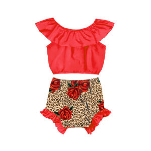 • Set di abbigliamento per <span class=keywords><strong>bambina</strong></span> set di abbigliamento per ragazze estive camicia <span class=keywords><strong>e</strong></span> pantaloncini a due pezzi - Product Image 2