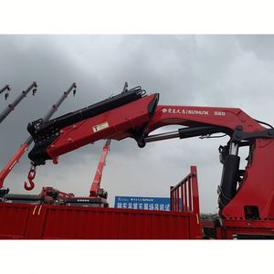 Prix d'usine Sinotruk Ho Wo 8x4 Camion-grue à flèche articulée pour le chargement et le déchargement de matériaux miniers et industriels - Product Image 4