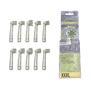 Cabezales de Repuesto para Cepillos de Dientes Eléctricos de Alta Calidad, Suministro Global |   Cepillo de cerdas medianas con tecnología de corte de ondas avanzada |   OEM |   Hotel Household - Product Image 1