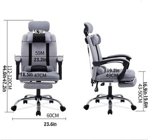 High Quality Bifma Certificated High Back Best Full Mesh <strong>Heavy</strong> Duty Wide <strong>Office</strong> Desk <strong>Chairs</strong> <strong>for</strong> Tall <strong>Person</strong> 200kg with Footrest - Product Image 2
