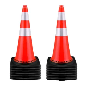 Hot Sale High Quality 30 Inch Safety Cones Road With Reflective Films