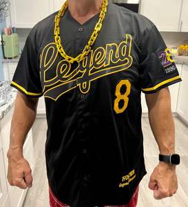 Collar <span class=keywords><strong>de</strong></span> Cadena Gruesa Chapada en Oro, Estilo Hip Hop, Joyería <span class=keywords><strong>de</strong></span> Plástico con Letras, Accesorio <span class=keywords><strong>de</strong></span> <span class=keywords><strong>Disfraz</strong></span> <span class=keywords><strong>de</strong></span> los 80s y 90s para Hombres y Mujeres - Product Image 6