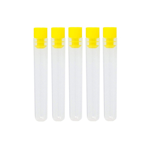 Tube à essai cylindrique en plastique Lab Ps Pp 12 mm 12x100 avec bouchon pour usage en laboratoire - Product Image 4