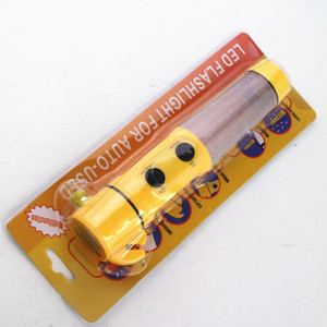 Hello Emergency Hammer Yellow 155g With Flashlight And Knife For Car Safety Rescue - Product Image 3