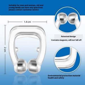Clip nasal magnétique anti-ronflement pour hommes et femmes, correcteur de ronflement, matériau vitaminique, respiration nasale, fournitures de santé - Product Image 5