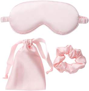 Taie d'oreiller et masque de sommeil en soie de mûrier pure verte personnalisée, taie d'oreiller en soie charmeuse certifiée Oeko-tex, coffret cadeau - Product Image 2