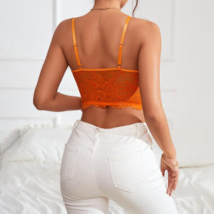 Oem Odm Dames Mode Oranje Sexy Lingerie <span class=keywords><strong>Corset</strong></span> Sexy Tops Kant <span class=keywords><strong>Corset</strong></span> Top Voor Vrouwen Push Up Bh - Product Image 3