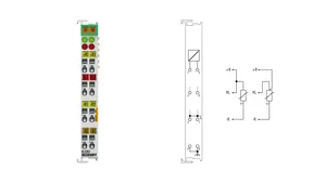 BECKHOFF KL3202 |   Terminal de bus, entrada analógica de 2 canales, temperatura, RTD (Pt100), 16 bits - Product Image 1
