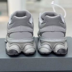 Chaussures de sport décontractées pour hommes et femmes, en cuir de vachette, à lacets, de haute qualité, nouveaux styles, Balance 9060 Triple Black - Product Image 5