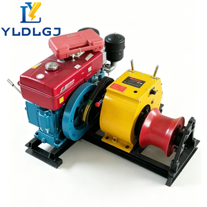 Treuil à câble diesel professionnel YILI 8T, machine de traction robuste pour le tirage et l'installation de câbles conducteurs haute tension - Product Image 3
