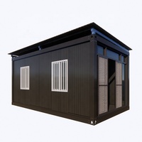 Vente en gros de maisons préfabriquées portables en acier à panneaux sandwich, modulaires, avec 2, 3 ou 4 chambres, salle de bain et sol, en kit
