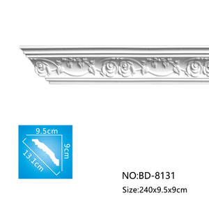 <span class=keywords><strong>Bordo</strong></span> in Pu all'ingrosso decorazione di alta qualità Cornice intagliata in poliuretano <span class=keywords><strong>per</strong></span> parete e soffitto - Product Image 2