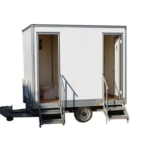 ห้องน้ำเคลื่อนที่แบบพกพา ห้องน้ำเคลื่อนที่สำหรับกิจกรรมกลางแจ้ง ห้องน้ำสำหรับตั้งแคมป์ พร้อมโถสุขภัณฑ์ ห้องน้ำเคลื่อนที่ในตู้คอนเทนเนอร์ - Product Image 4