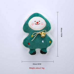 Lovely Cute Small Christmas Kitten <b>Cat</b> Toy <b>Plush</b> Eco-friendly Squeaky Chew Toys for Indoor Use Cartoon Style - Product Image 5