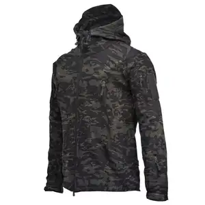 Windproof Coat Waterproof Camouflage Winter Outdoor Men Softshell Jacket