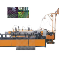 Machine à clôtures à mailles losangées à double alimentation en fil