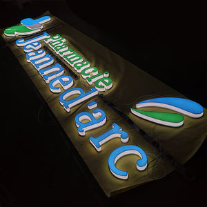 ป้ายไฟอักษรช่องแสงอะคริลิค 3 มิติ กันน้ำ สำหรับภายนอกอาคาร พร้อมไฟ LED สำหรับโลโก้ธุรกิจ โฆษณา ร้านค้า อาคารบ้านเรือน รองรับ Alexa - Product Image 2
