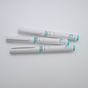 0-60IU Disposable Plastic Injection <b>Pen</b> with <b>White</b> Body Rubber Stopper for Standard 3ml Cartridge - Product Image 2