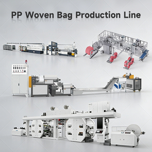 Nouvelle ligne de production de sacs tissés, machine de fabrication de sacs d'emballage <span class=keywords><strong>5kg</strong></span> 15kg 25kg 50kg, machine de fabrication de sacs à valve en PP pour riz et ciment - Product Image 1