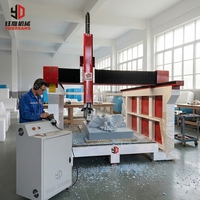 Máquina de Grabado CNC de 5 Ejes de Alta Precisión para Espuma, Máquina de Corte y Fresado para Esculturas y Estatuas 3D