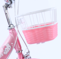 Vélo pour enfants mignon en forme de chaton, couleur rose vif, pour filles et garçons de 2 à 7 ans, avec des tailles de 12, 16 et 20 pouces, fourche en acier, type pédale