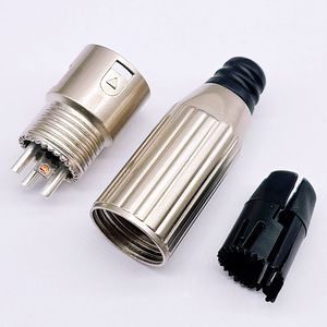 Cao cấp đầy đủ kim loại 3-pin XLR Nam Nữ jack âm thanh kết nối Microphone cắm Adapter kết nối - Product Image 4