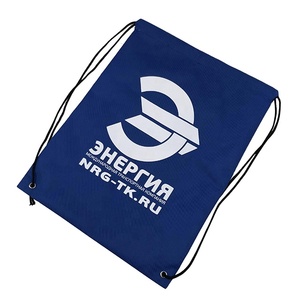 กระเป๋าหูรูดโพลีเอสเตอร์รีไซเคิลคุณภาพสูงพร้อมโลโก้สั่งทำขายส่ง - Product Image 1