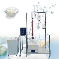 Colonne de distillation industrielle modulaire en acier inoxydable haute pureté, réacteur contrôlé par PLC