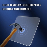 Tapis de souris en verre trempé, tapis de jeu par sublimation, grand tapis de bureau, OEM MOQ 1, impression personnalisée, motif en verre dur, imperméable