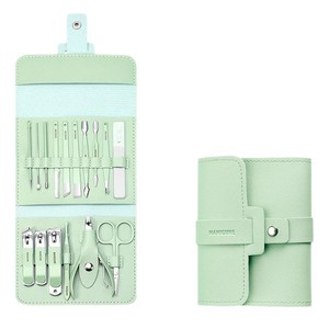 Ensemble de coupe-ongles pour la maison, 12 pièces, ensemble d'outils pour le nail art pour débutants, ensemble de coupe-ongles 16 pièces. - Product Image 2