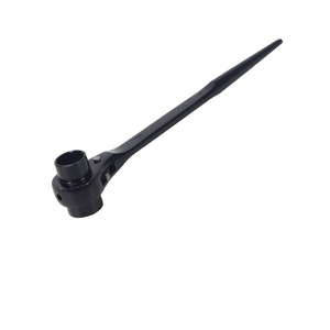 Clé à cliquet à embout pointu, clé à douille rapide, clé à cliquet noire et argentée, en acier au carbone chromé, outil de réparation domestique - Product Image 2