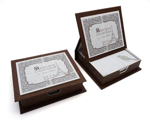018 Desk Top Calendar and Memo Pad in a Box Hot Sale Promotion Gift