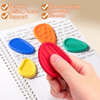 Jouets sensoriels en silicone unisexe pour les examens - Soulagement du stress pour les enfants, les jeunes atteints de TDAH, âgés de 7 à 35 ans, modèle SZX-6GGS