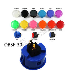 Bouton poussoir de jeu d'arcade de marque Sanwa OBSF 24mm/30mm pour machine de jeu d'arcade Pandora - Product Image 1