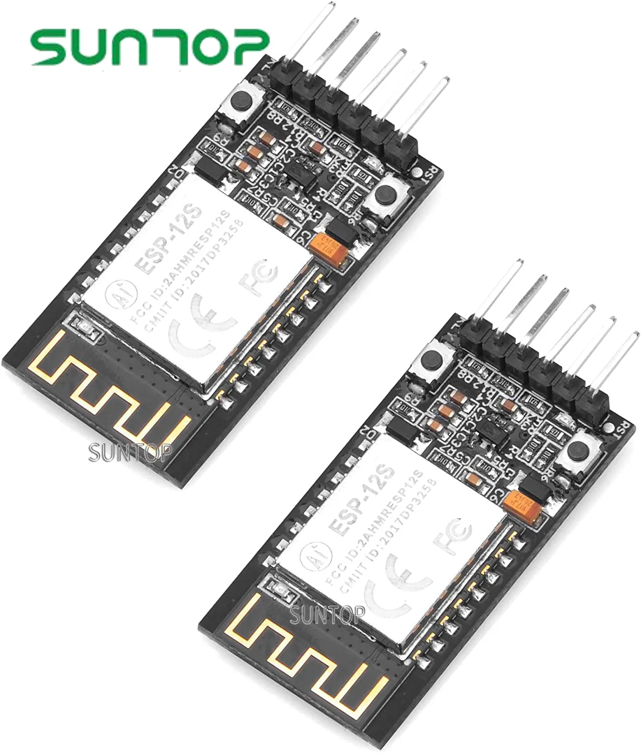 ESP8266 WiFi Module, ESP-12S WiFi Serial Module Board, Wireless Transceiver Remote Port Network Development Board for Arduino