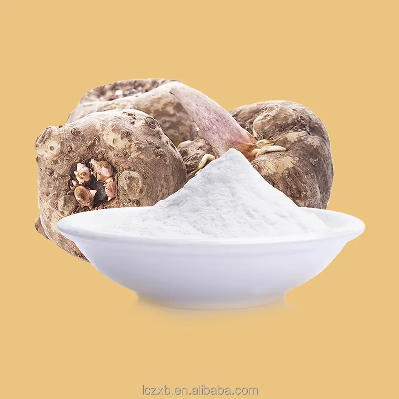 הטוב ביותר פופולרי מסטיק Konjac הטבעי סיבי konjac אבקת konjac glucomannan אבקה עבור עבור מזון CAS 37220-17-0
