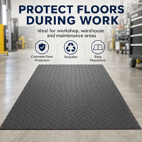 Dalles de protection temporaire en HDPE 4x8 robustes pour chemins d'excavatrices, accès par camions et travaux extérieurs
