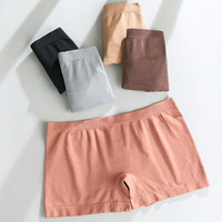 Sous-vêtements Boyshort en gros pour femmes, culottes sans couture à couverture intégrale, boxer court extensible doux, culottes Boyshort pour femmes, hipster