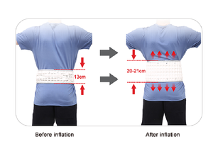 Forniture per Terapia Riabilitativa Certificata CE ISO US, Cintura Gonfiabile Personalizzata per Decompressione Lombare e Trazione Spinale per il Dolore alla Schiena - Product Image 4