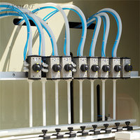 Machine de remplissage automatique de liquides corrosifs chimiques à 4 têtes ZXSMART pour bouteilles en plastique, anti-corrosion, acide chlorhydrique
