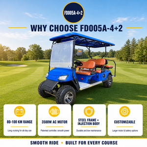 Carrito de Golf de Alta Potencia con Gran Capacidad de Subida, Buggy Turístico para Hoteles y Resorts 1. Escalada Inteligente 1. Inte - Product Image 5